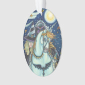 WITCH VAN SLEEPY HOLLOW Halloween ORNAMENT Oval (voorkant)