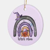 Witch Vibes Black Rainbow Keramisch Ornament (Links)
