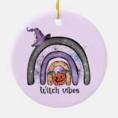 Witch Vibes Black Rainbow Keramisch Ornament (Achterkant)