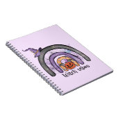 Witch Vibes Black Rainbow Notitieboek (Rechterzijde)