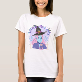 Witch Vibes Only Aesthetic Halloween T-Shirt