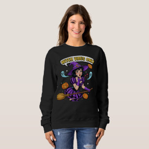 "Witch Vibes Only" Halloween Sweatshirt