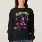 "Witch Vibes Only" Halloween Sweatshirt (Voorkant)