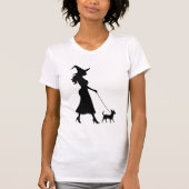 Witch Walking Chihuahua T-shirt (Voorkant)