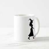 Witch Walking Frenchie Koffiemok (Voorkant rechts)