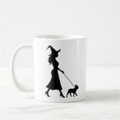 Witch Walking Frenchie Koffiemok (Links)