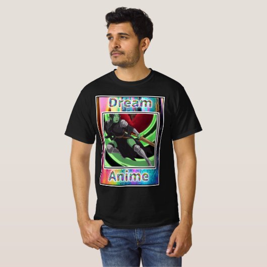 Witch Warrior Dream Anime T-shirt (Voorkant volledig)