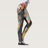 Witch Way Halloween Fantasy Art Leggings (Rechts)