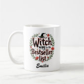 Witch Way naar de bestseller aangepaste Halloween Koffiemok (Links)