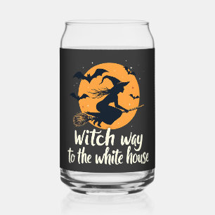 Witch Way naar de verkiezingen in het Witte Huis K Blikvorm Glas