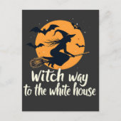 Witch Way naar de verkiezingen in het Witte Huis K Briefkaart (Voorkant)