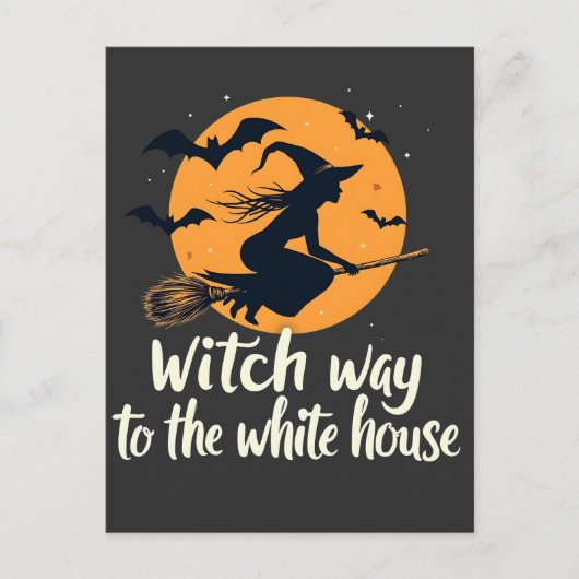 Witch Way naar de verkiezingen in het Witte Huis K Briefkaart (Voorkant)