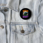 Witch Way To The Bar Funny Halloween Cruise Ronde Button 5,7 Cm (In situ)
