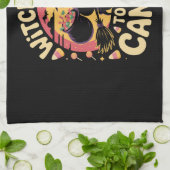 Witch Way to the Candy Halloween T-shirt Theedoek (Gevouwen)