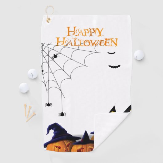 Witch Way to the Fairway: Halloween Golf Handdoeke Golfhanddoek (Insitu)