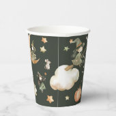 Witch Way to the Party' Kids Halloween Birthday Papieren Bekers (Rechts)