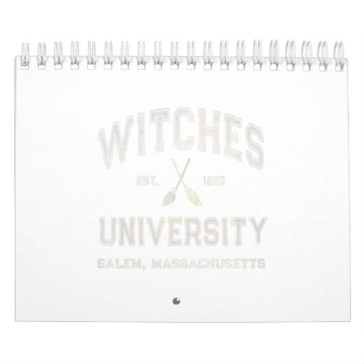 Witch Witches University Salem Massachusetts Wicca Kalender (Hoes)