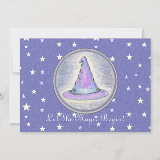 Witch Wizard Pagan Pet Magic Kaart (Achterkant)