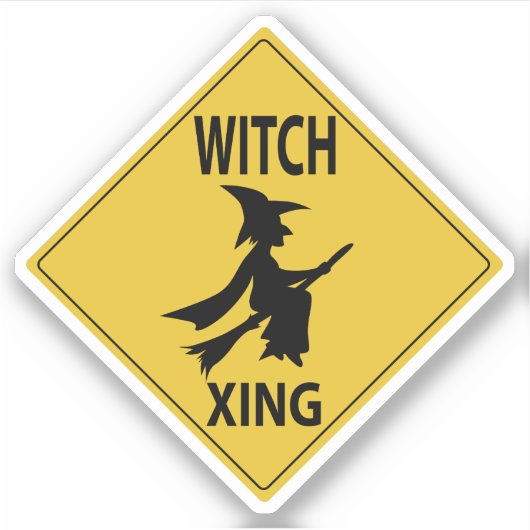 Witch XING Sticker (Voorkant)