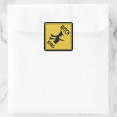 Witch Xing Vierkante Sticker (Tas)