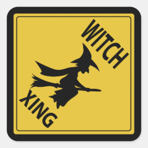 Witch Xing Vierkante Sticker