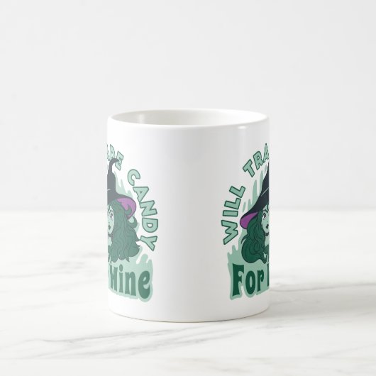 Witch zal Snoep ruilen voor Wine Funny Koffiemok (Center)