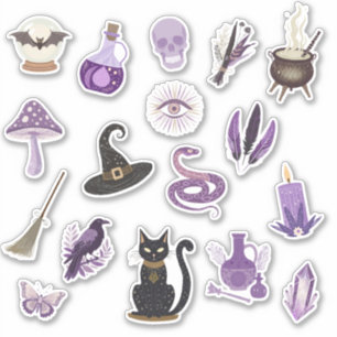 Witchcore Stickers   Tijdschrift Stickers