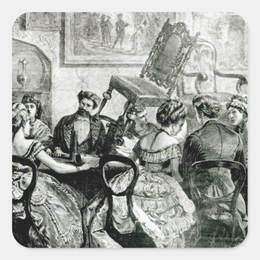 Witchcraft, 1871 vierkante sticker (Voorkant)