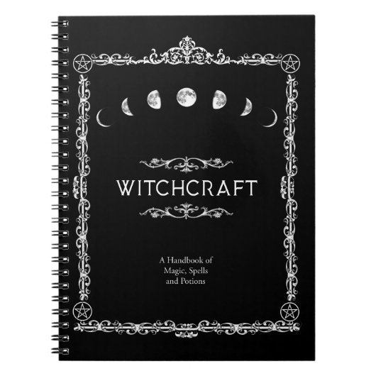 Witchcraft A Handbook of Magic Spells and Potions Notitieboek (Voorkant)