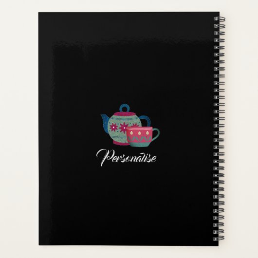 Witchcraft Book of Shadows Black Journal Planner (Achterkant)