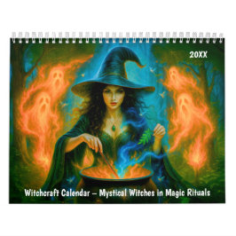 Witchcraft Calendar – Mystical Witches in Mag Kalender