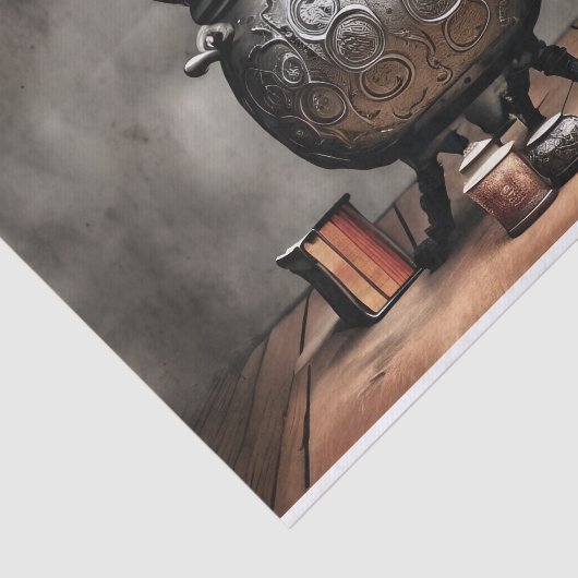 Witchcraft Cauldron met Spellcasting Items Tissuepapier (Detail)