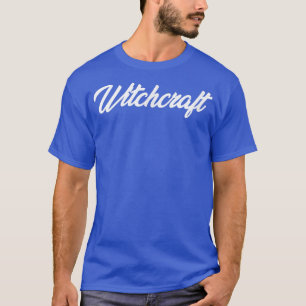WITCHCRAFT CURSIEVE TEKST NOVELTY HOBBY T-SHIRT