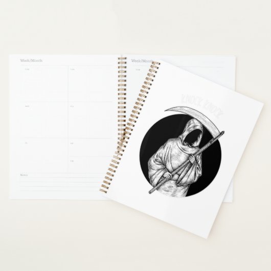 Witchcraft Dark Gothic Blackcraft Death Grim Reape Planner (Display)