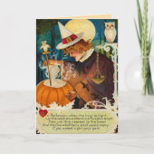  Witchcraft Halloween Hekskaarten Kaart (Voorkant)