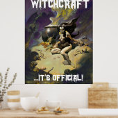WITCHCRAFT Het is officieel! Art van Mike Hoffman Poster (Keuken)