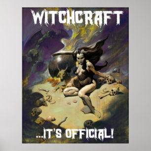 WITCHCRAFT Het is officieel! Art van Mike Hoffman Poster