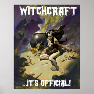 WITCHCRAFT Het is officieel! Art van Mike Hoffman Poster
