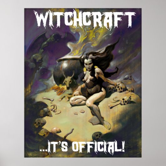 WITCHCRAFT Het is officieel! Art van Mike Hoffman Poster (Voorkant)