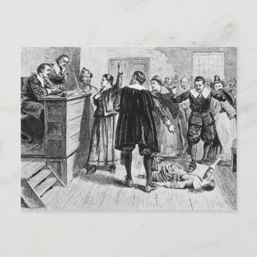 Witchcraft in het dorp Salem Briefkaart (Voorkant)