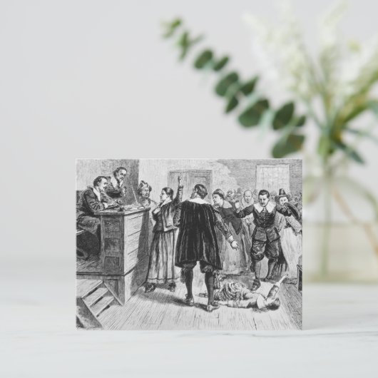 Witchcraft in het dorp Salem Briefkaart (Staand voorkant)