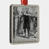 Witchcraft in het dorp Salem Metalen Ornament (Rechts)