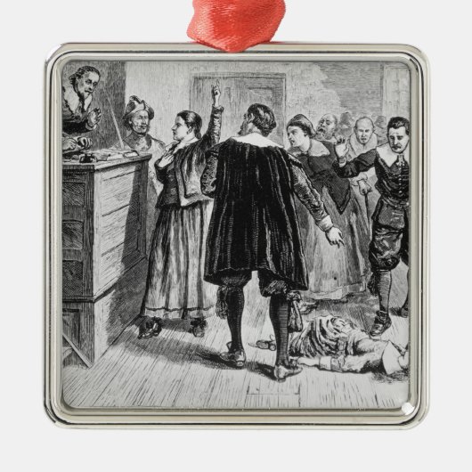 Witchcraft in het dorp Salem Metalen Ornament (Voorkant)