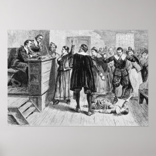 Witchcraft in het dorp Salem Poster