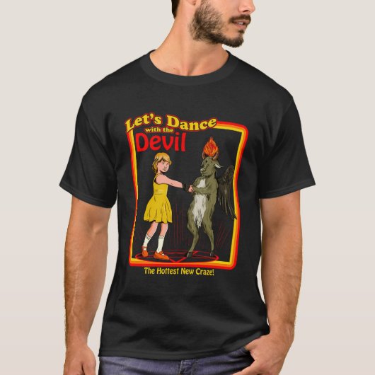 Witchcraft Laten we dansen met de duivel Baphomet  T-shirt (Voorkant)