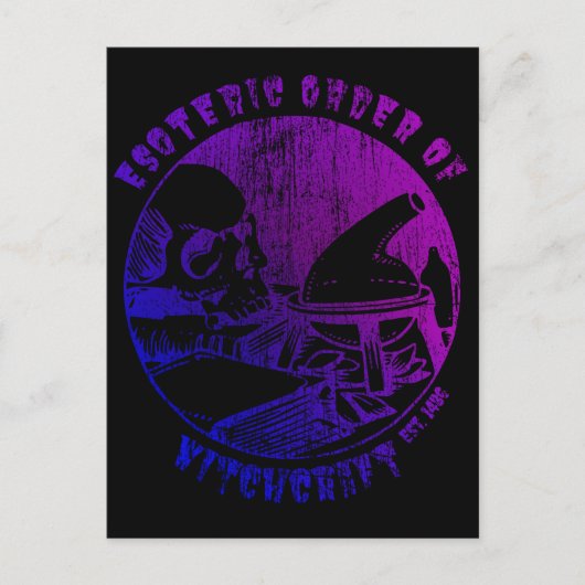 Witchcraft Magic Order Occult Witch Alchemist Briefkaart (Voorkant)