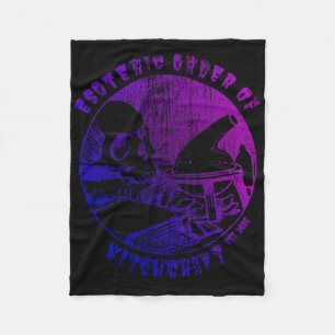 Witchcraft Magic Order Occult Witch Alchemist Fleece Deken