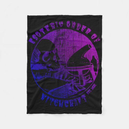 Witchcraft Magic Order Occult Witch Alchemist Fleece Deken (Voorkant)