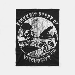 Witchcraft Magic Order Occult Witch Alchemist Fleece Deken