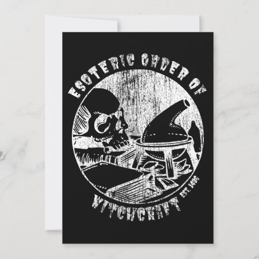 Witchcraft Magic Order Occult Witch Alchemist Kaart (Voorkant)